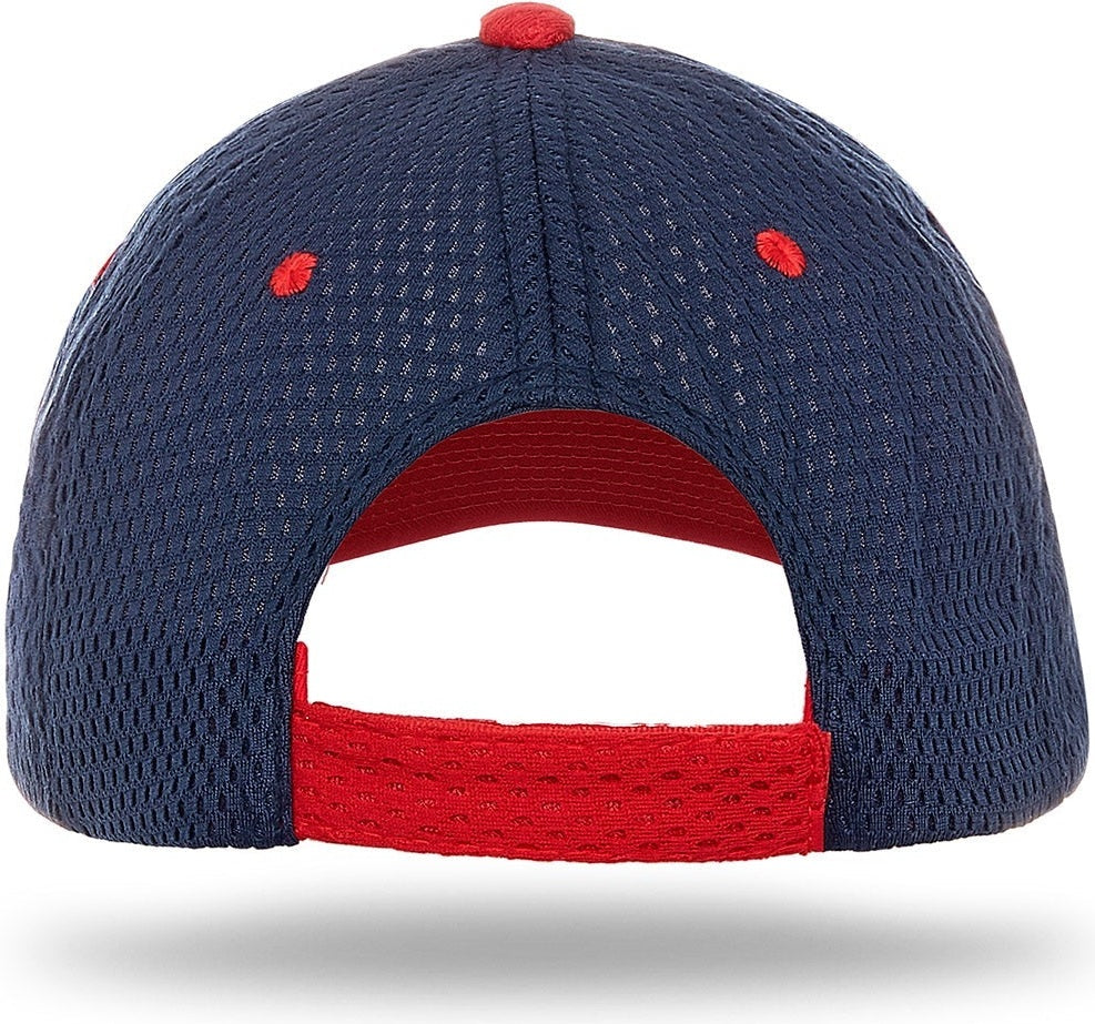 Cobra Cap Pam-2 6 Panel Pro Athletic Mesh 2tone - Navy Red
