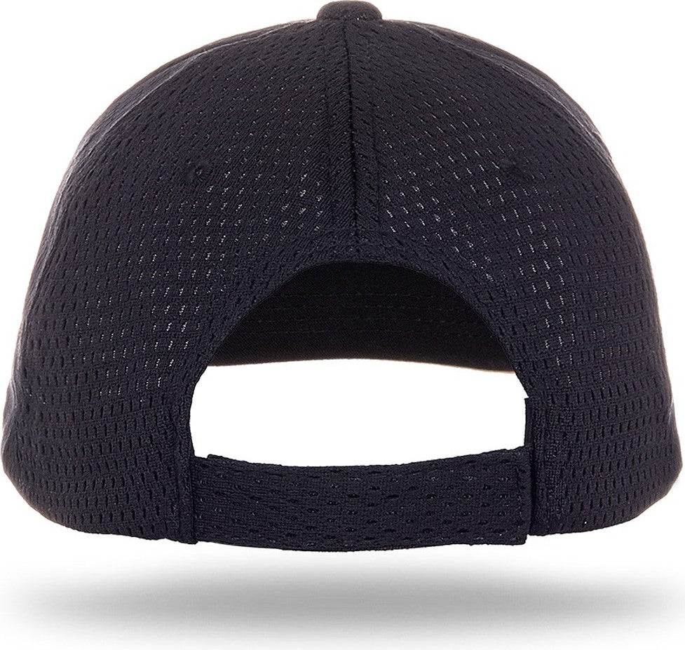 Cobra Cap Pam 6 Panel Pro Athletic Mesh - Black