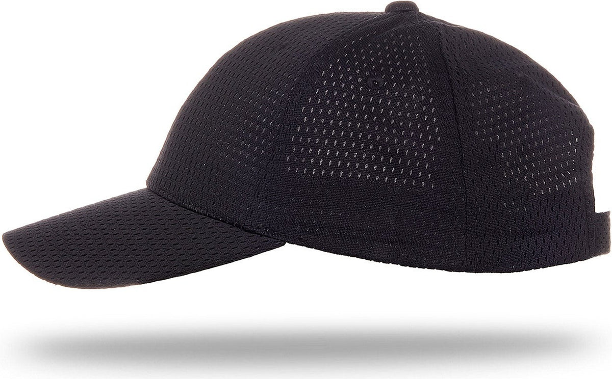 Cobra Cap Pam 6 Panel Pro Athletic Mesh - Black