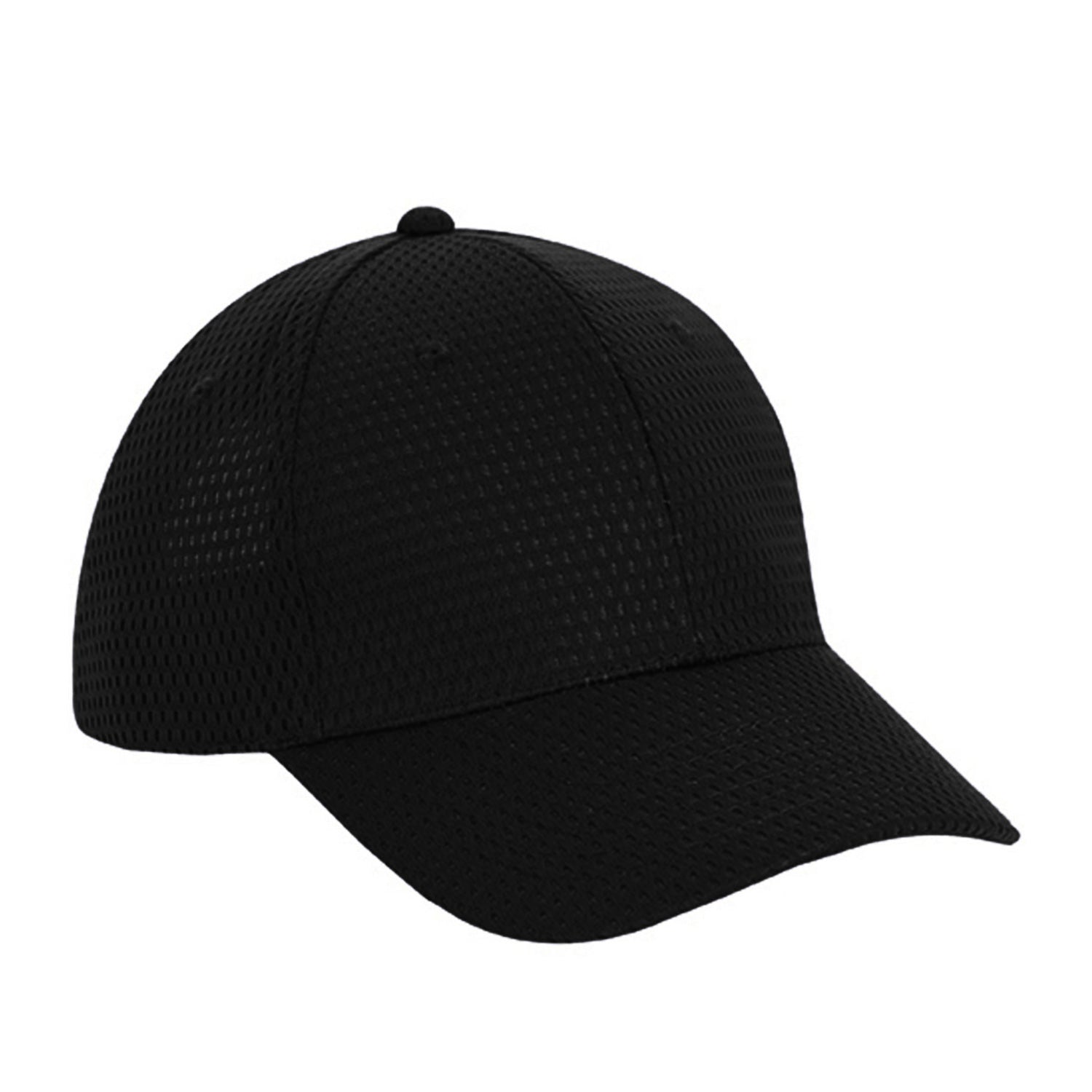 Cobra Cap Pam 6 Panel Pro Athletic Mesh - Black