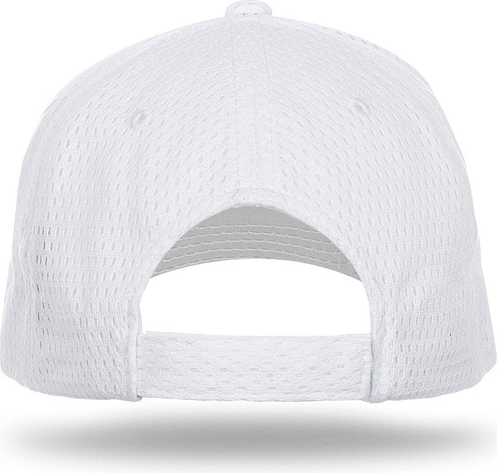 Cobra Cap Pam 6 Panel Pro Athletic Mesh - White