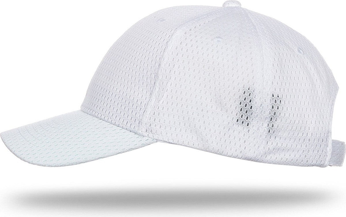 Cobra Cap Pam 6 Panel Pro Athletic Mesh - White