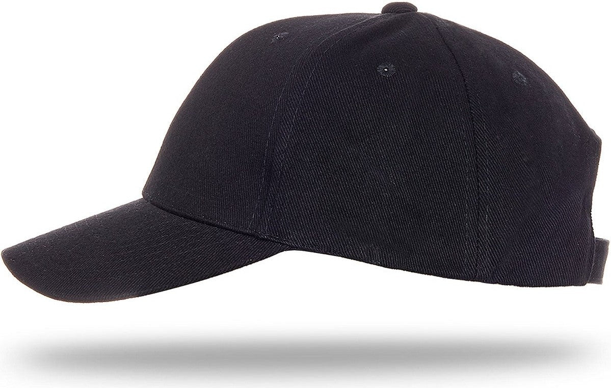 Cobra Cap Pbv 6 Panel Heavy Brushed - Black