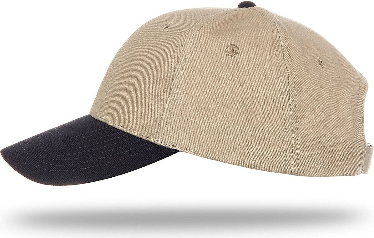 Cobra Cap Pbv 6 Panel Heavy Brushed - Khaki Black