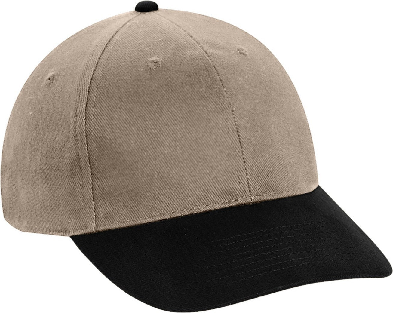 Cobra Cap Pbv 6 Panel Heavy Brushed - Khaki Black