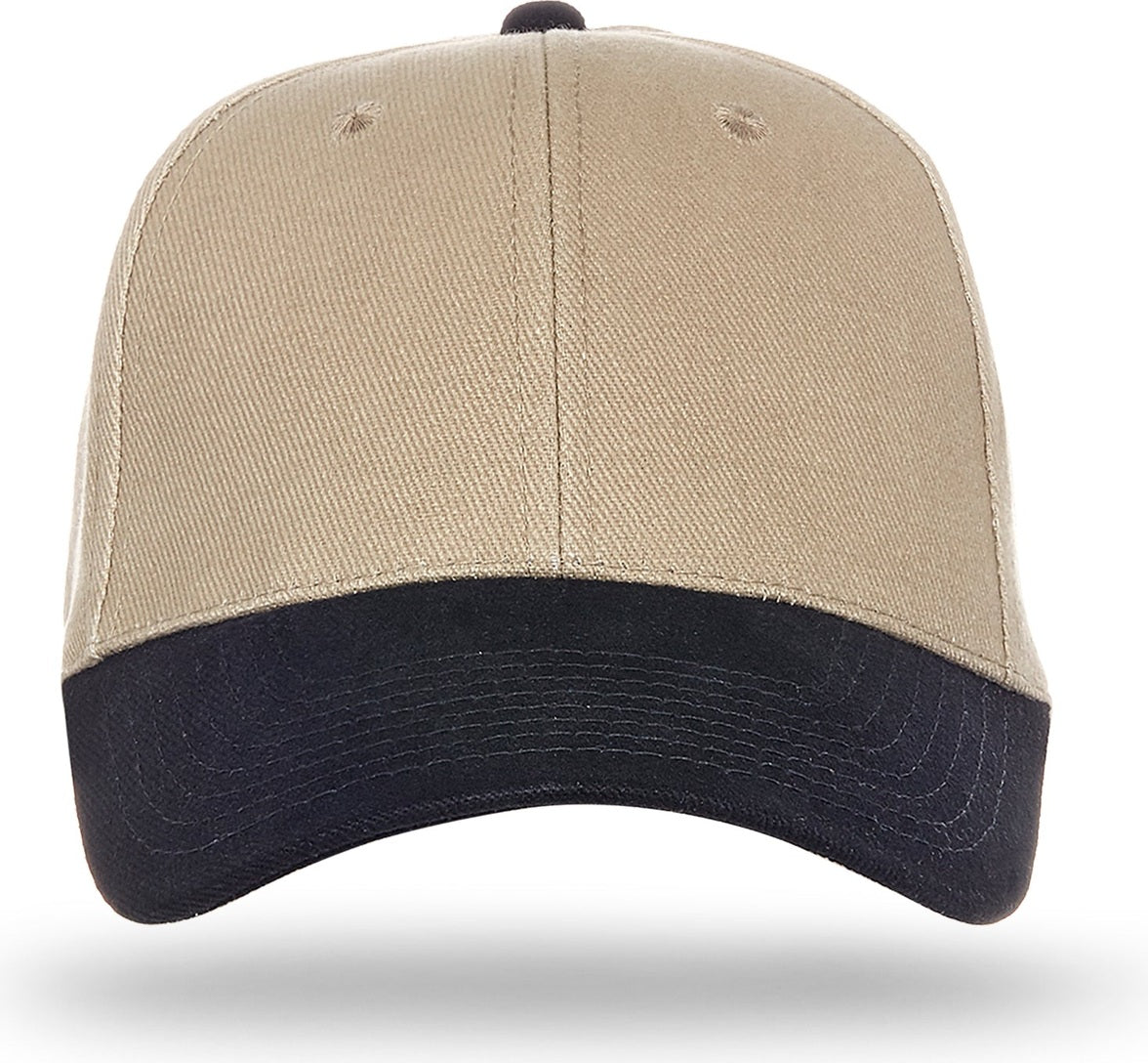 Cobra Cap Pbv 6 Panel Heavy Brushed - Khaki Black - Khakiblack