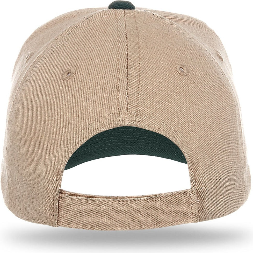 Cobra Cap Pbv 6 Panel Heavy Brushed - Khaki Dark Green