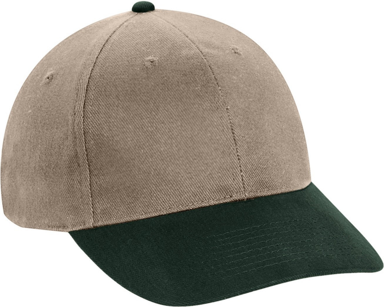 Cobra Cap Pbv 6 Panel Heavy Brushed - Khaki Dark Green
