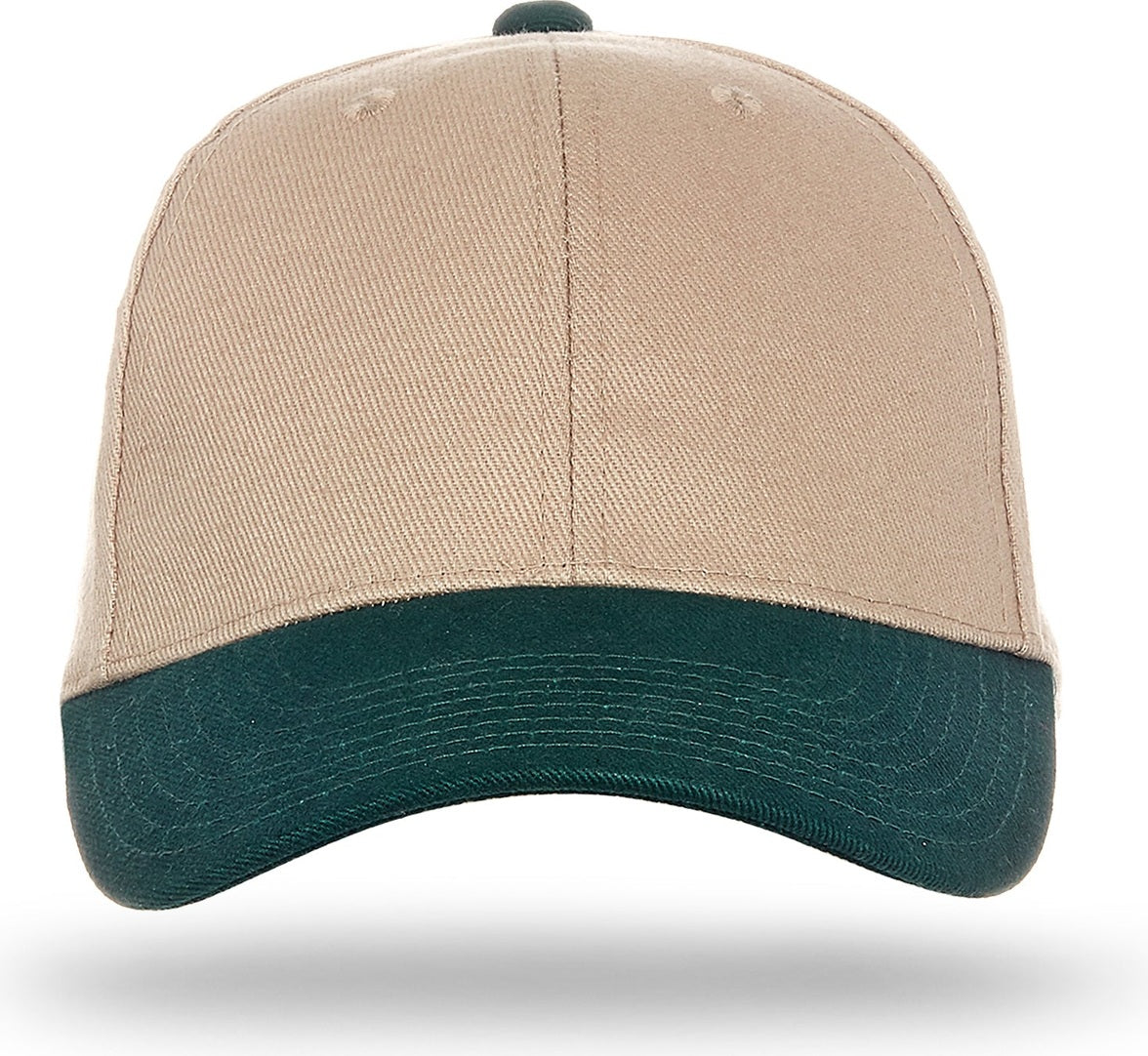 Cobra Cap Pbv 6 Panel Heavy Brushed - Khaki Dark Green