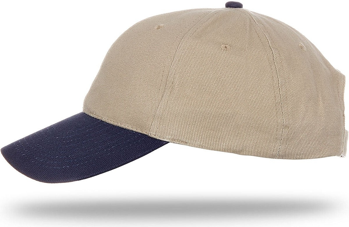 Cobra Cap Pbv 6 Panel Heavy Brushed - Khaki Navy