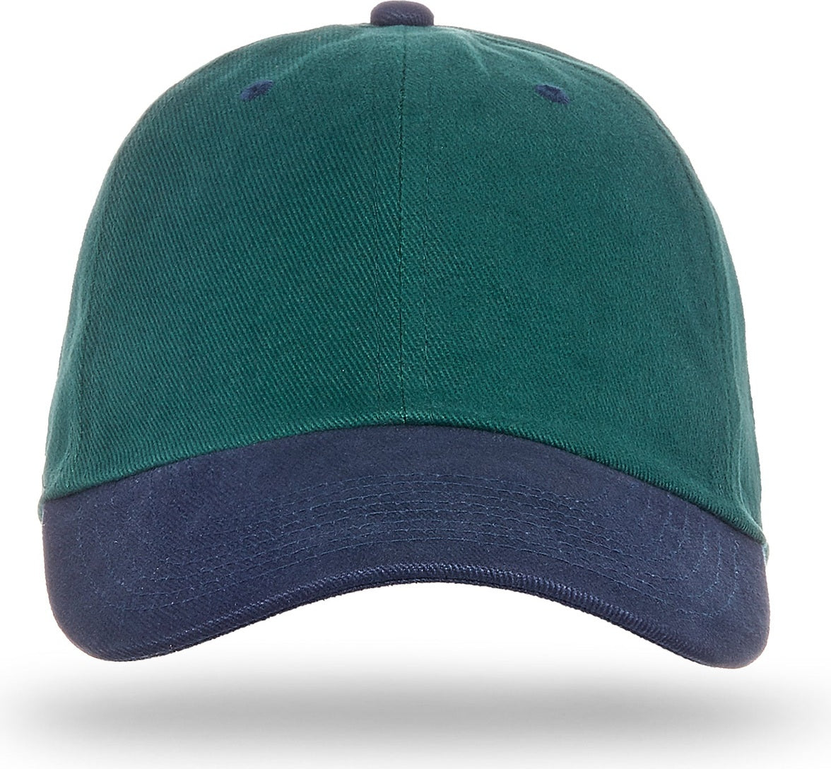 Cobra Cap Pbv-r 6 Panel Heavy Brushed Relaxed - Dark Green Navy