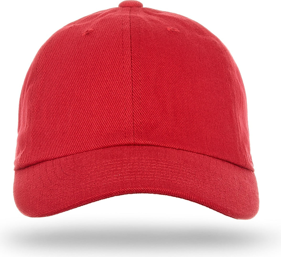 Cobra Cap Pbv-r 6 Panel Heavy Brushed Relaxed - Dark Red