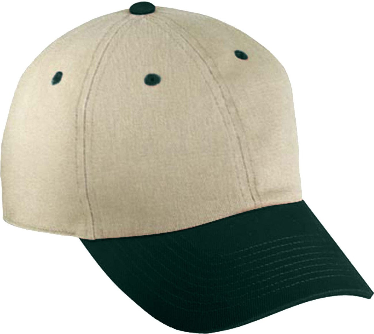 Cobra Cap Pbv-r 6 Panel Heavy Brushed Relaxed - Khaki Dark Green