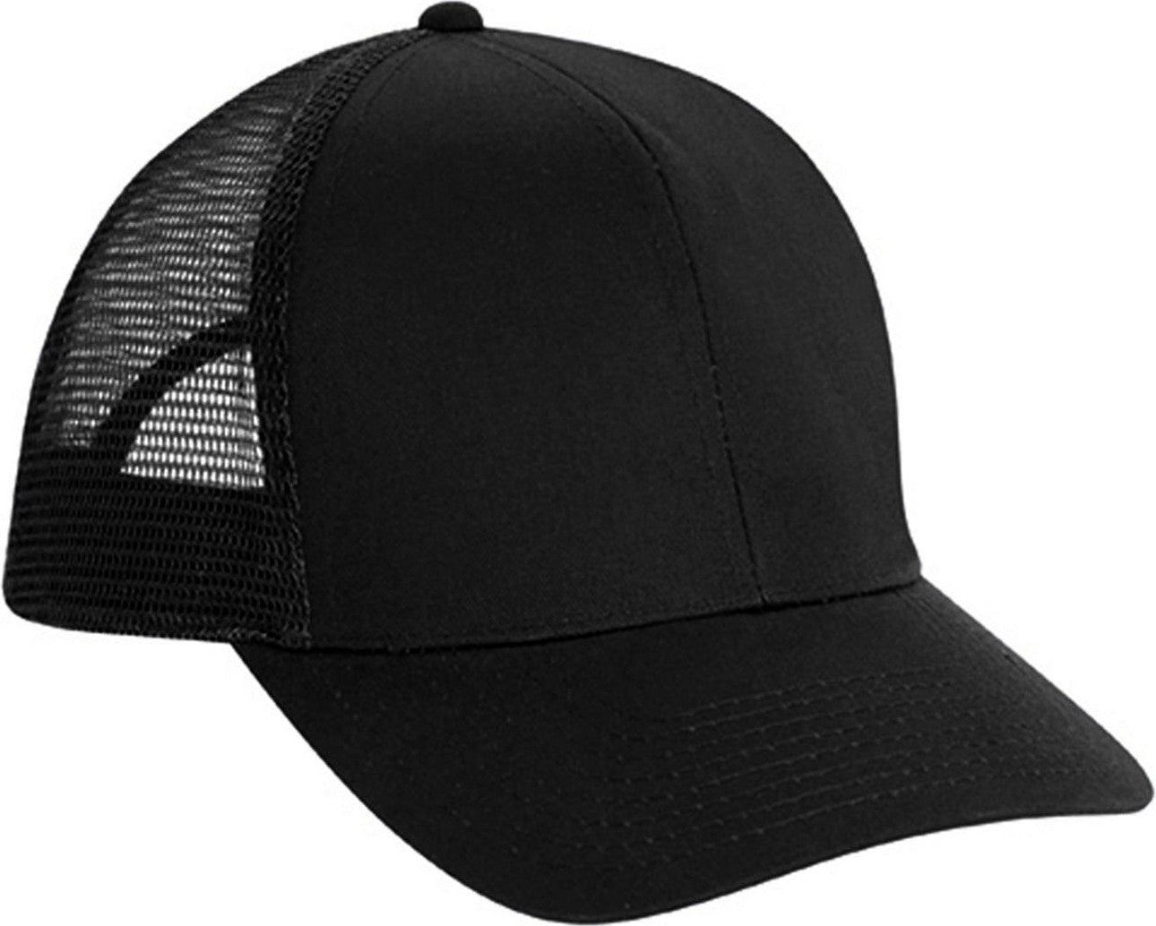Cobra Cap Psm 6 Panel Pro Twill Mesh Back - Black