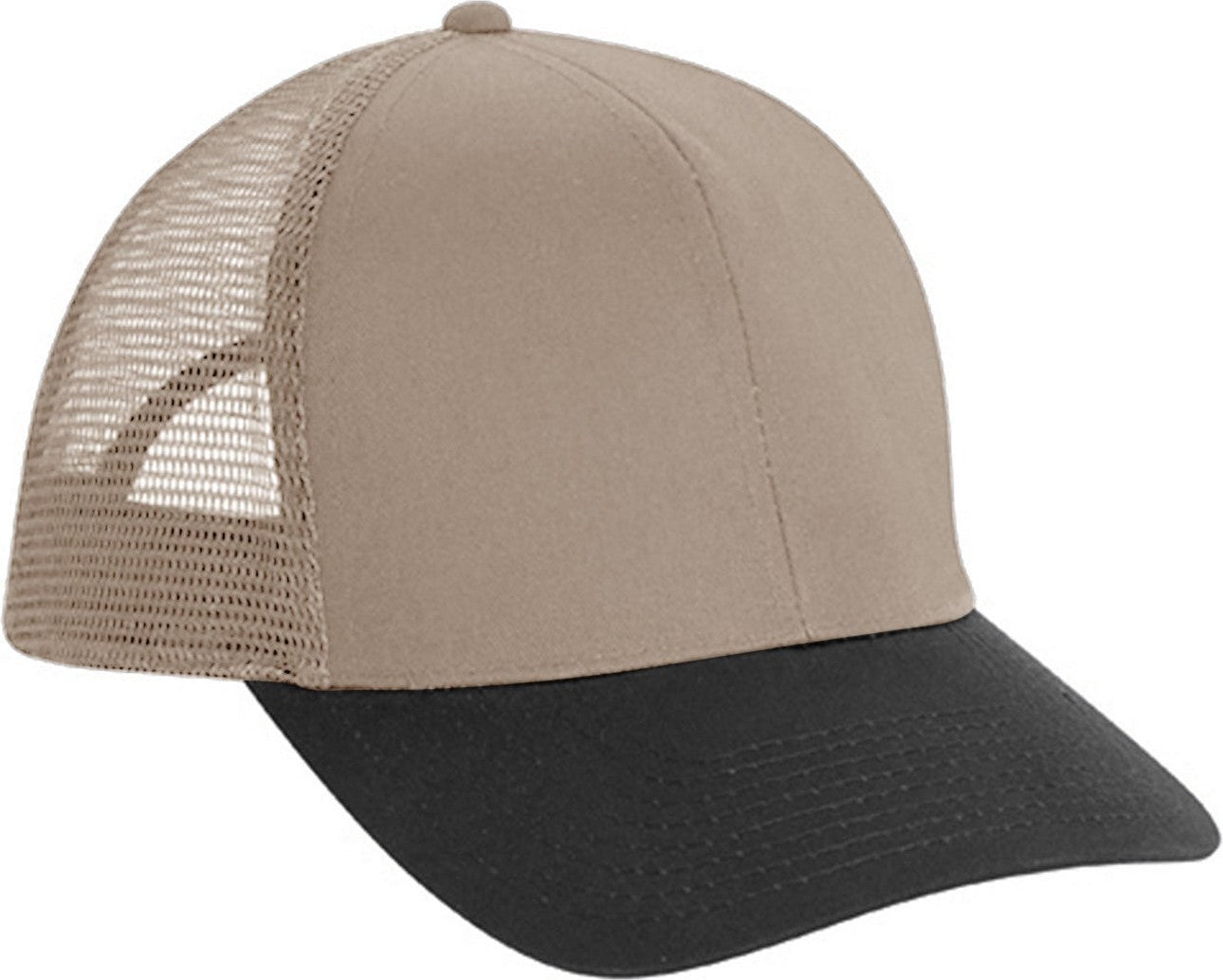 Cobra Cap Psm 6 Panel Pro Twill Mesh Back - Khaki Black