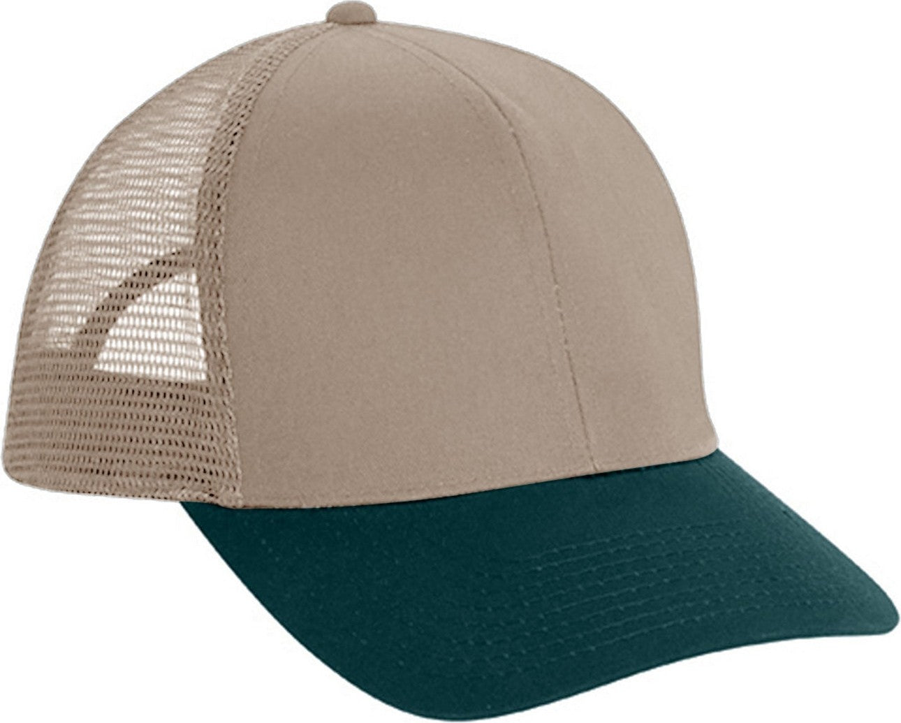 Cobra Cap Psm 6 Panel Pro Twill Mesh Back - Khaki Dark Green