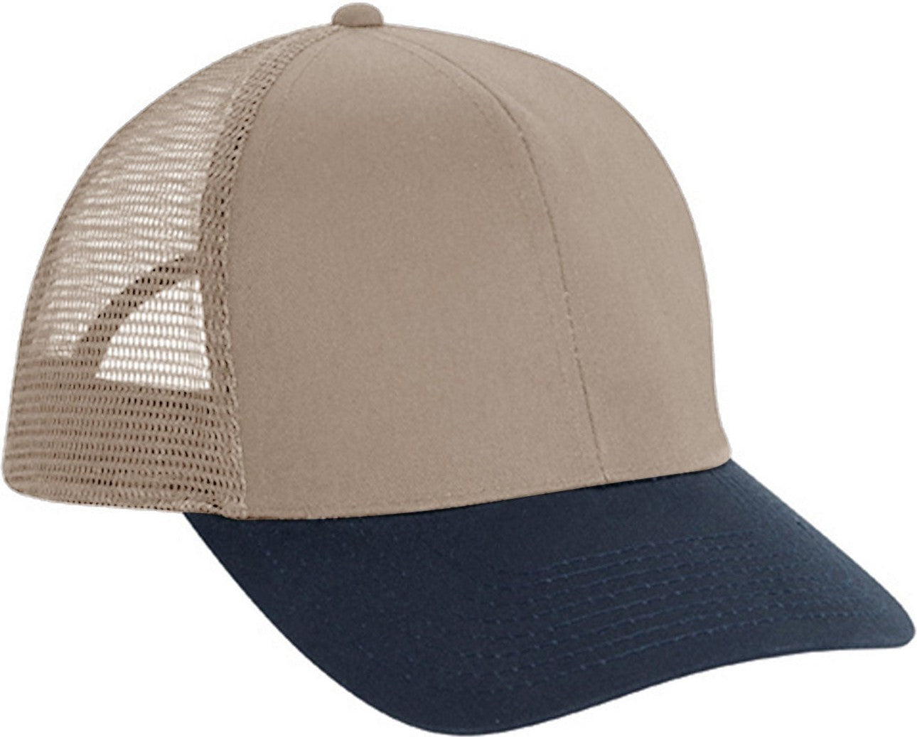 Cobra Cap Psm 6 Panel Pro Twill Mesh Back - Khaki Navy