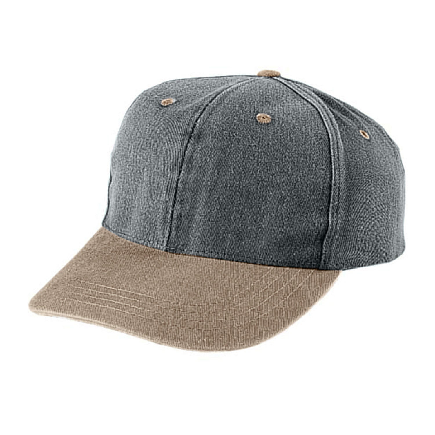 Cobra Cap Psw 6 Panel Washed Low Crown - Charcoal Khaki