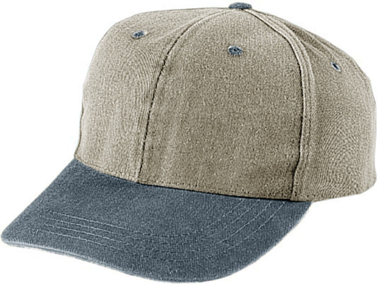 Cobra Cap Psw 6 Panel Washed Low Crown - Khaki Charcoal