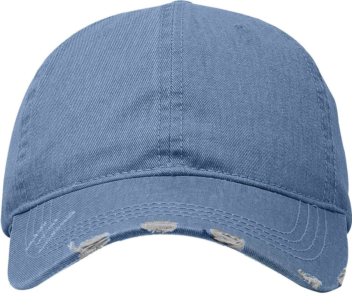 Cobra Cap Pt-f Ponytail Distressed Washed Cotton - Denim
