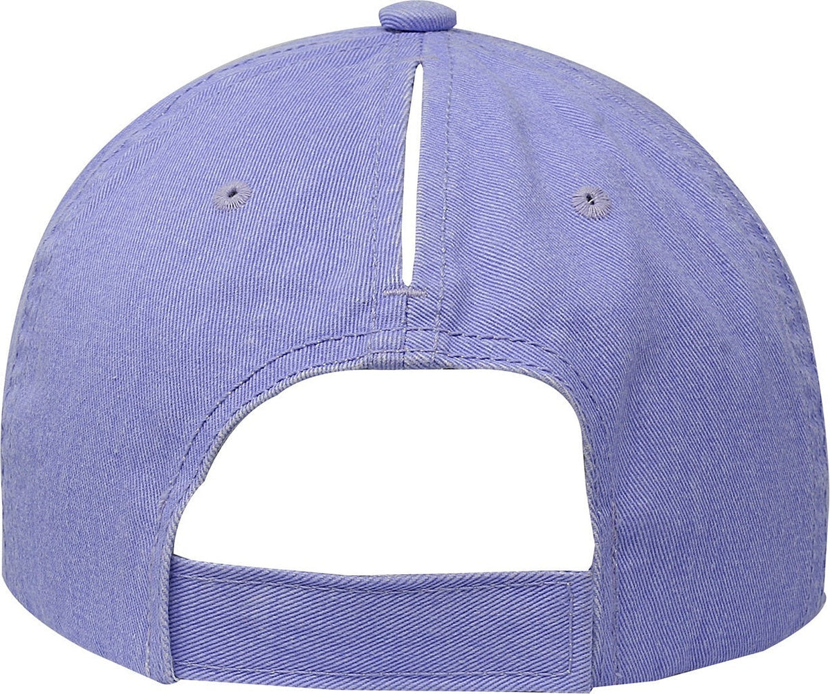 Cobra Cap Pt-f Ponytail Distressed Washed Cotton - Lavender