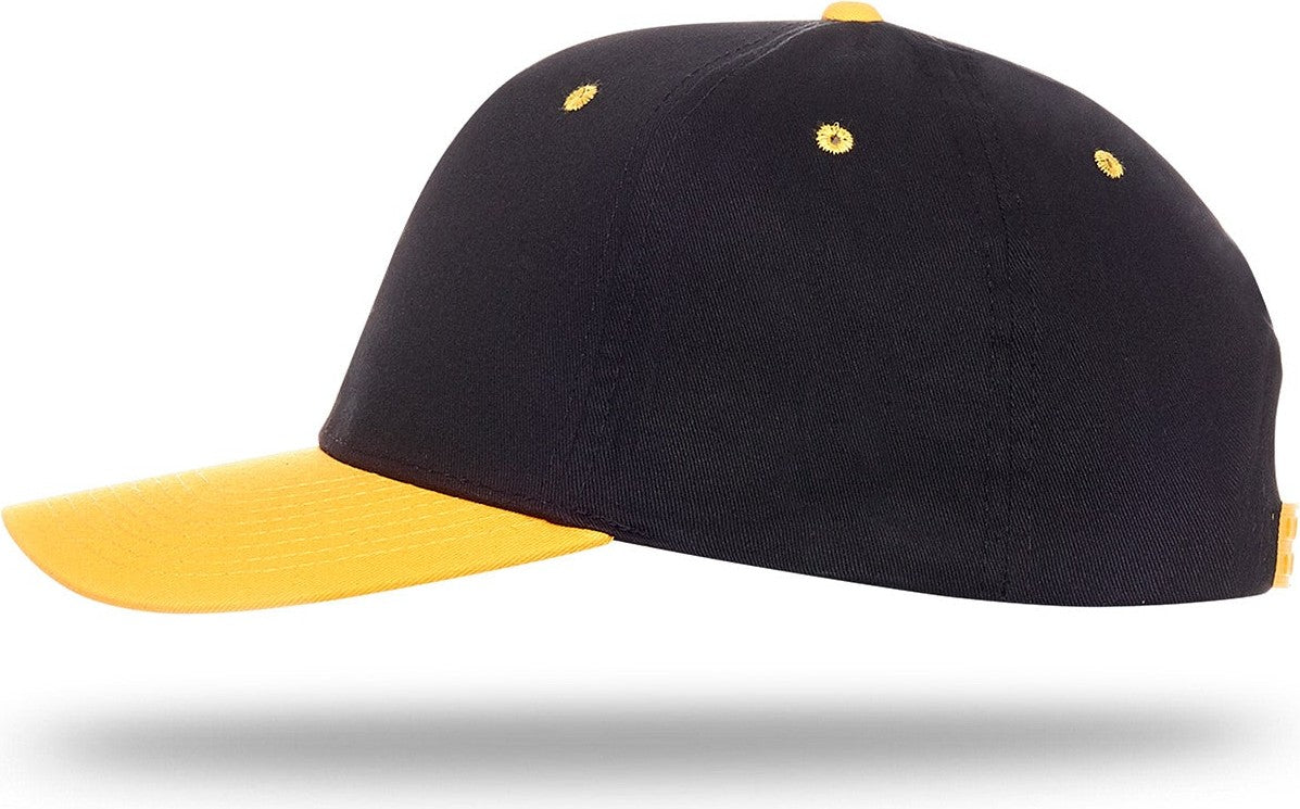 Cobra Cap Ptc-2 6 Panel Pro Twill 2tone - Black Gold