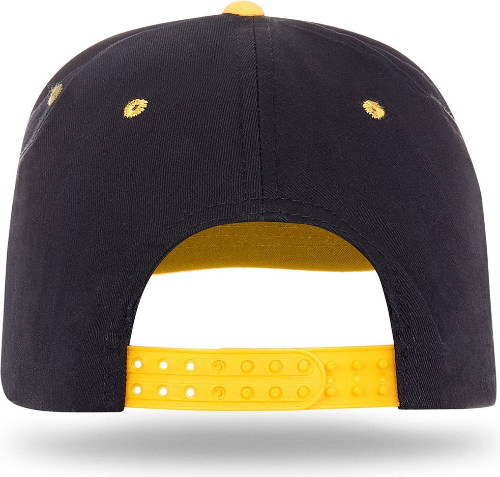 Cobra Cap Ptc-2 6 Panel Pro Twill 2tone - Black Gold