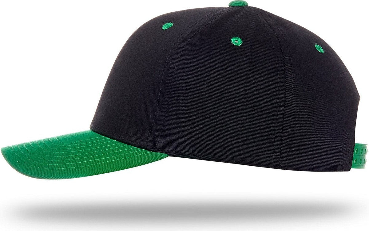 Cobra Cap Ptc-2 6 Panel Pro Twill 2tone - Black Kelly