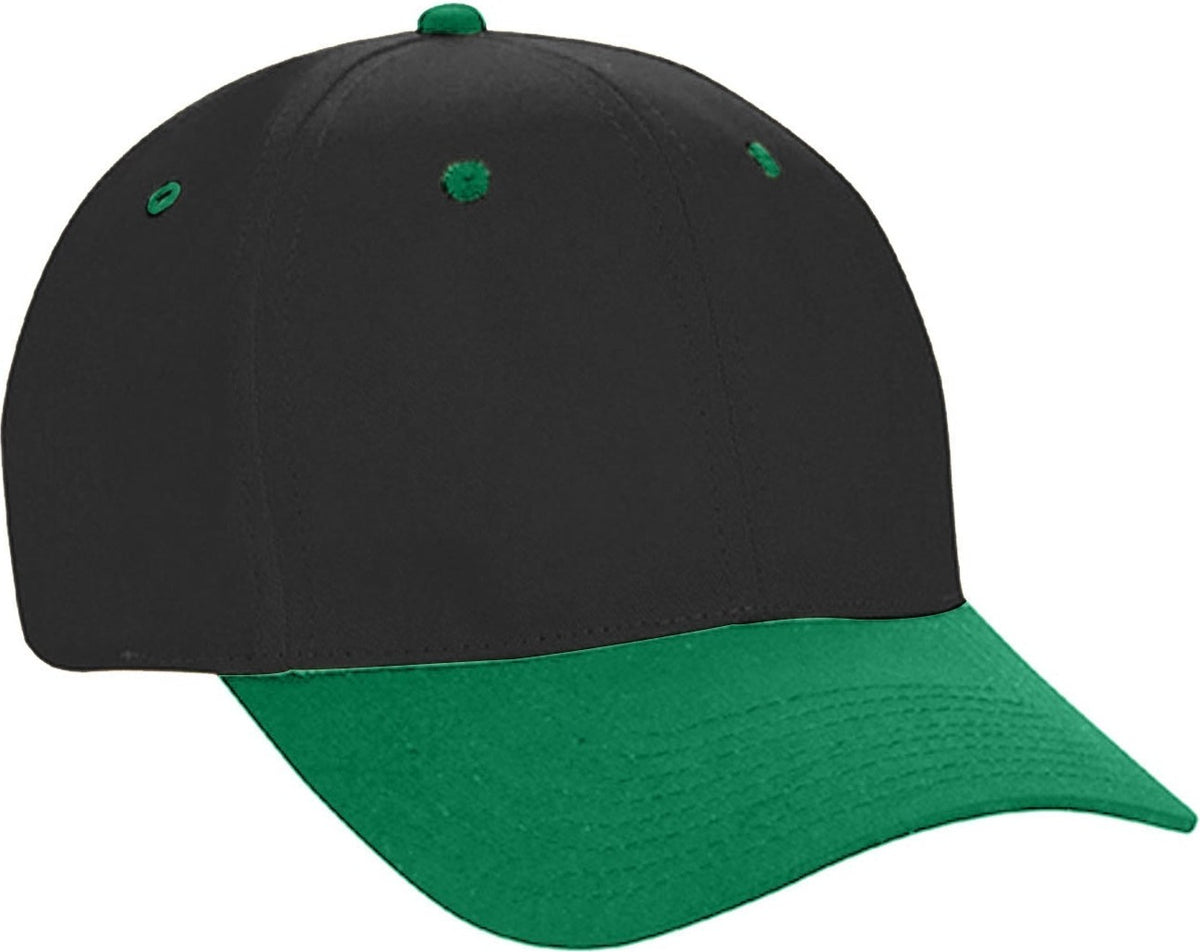 Cobra Cap Ptc-2 6 Panel Pro Twill 2tone - Black Kelly