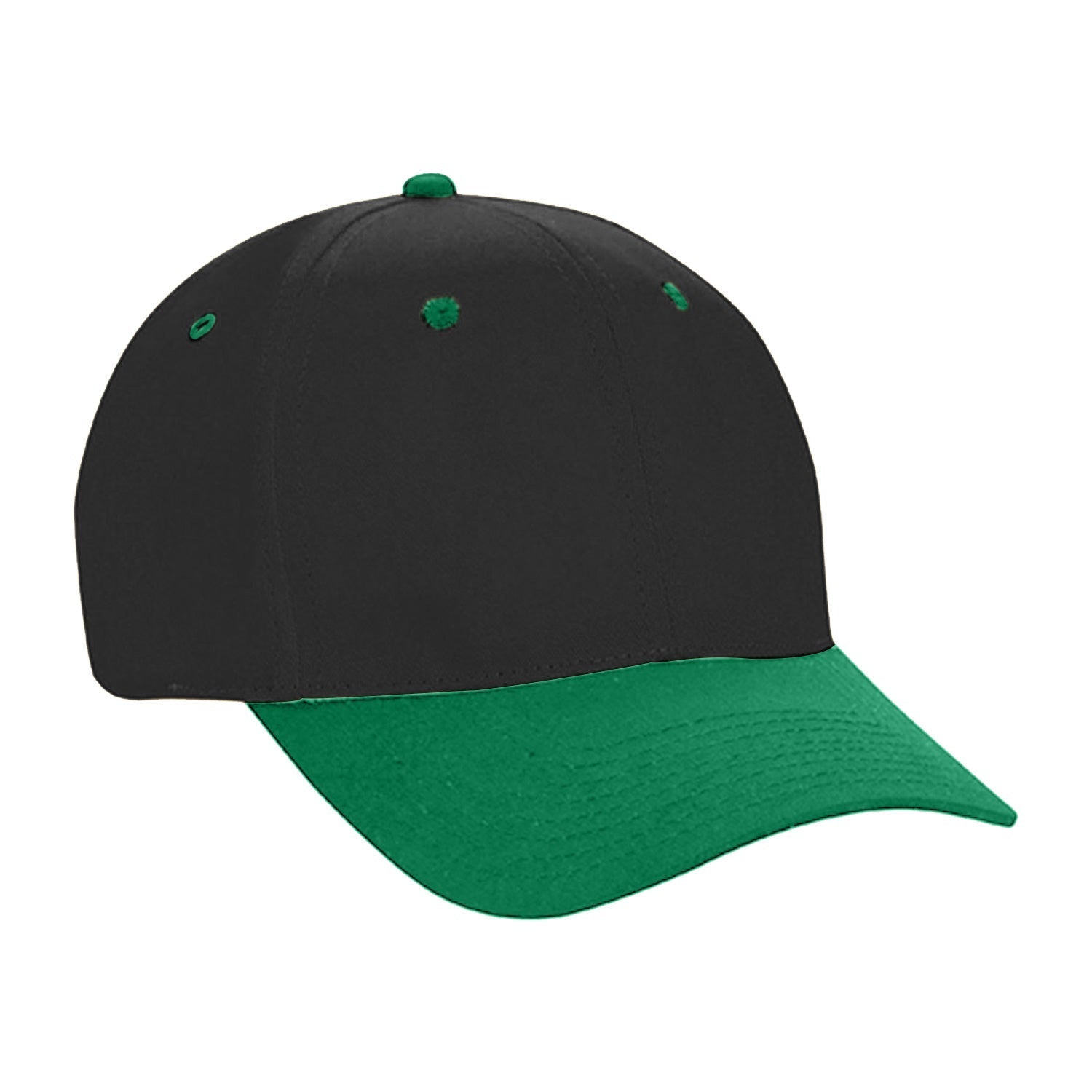 Cobra Cap Ptc-2 6 Panel Pro Twill 2tone - Black Kelly