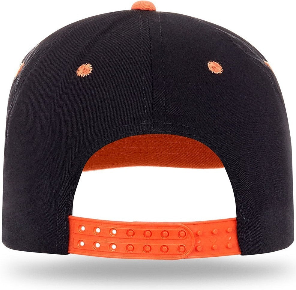 Cobra Cap Ptc-2 6 Panel Pro Twill 2tone - Black Orange