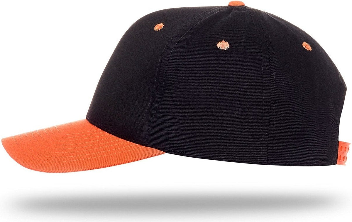 Cobra Cap Ptc-2 6 Panel Pro Twill 2tone - Black Orange