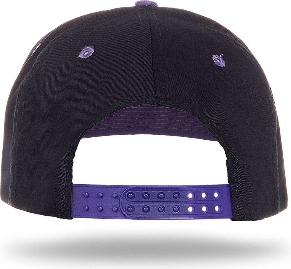 Cobra Cap Ptc-2 6 Panel Pro Twill 2tone - Black Purple