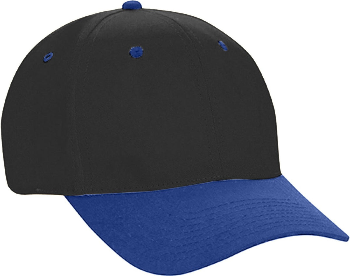 Cobra Cap Ptc-2 6 Panel Pro Twill 2tone - Black Royal