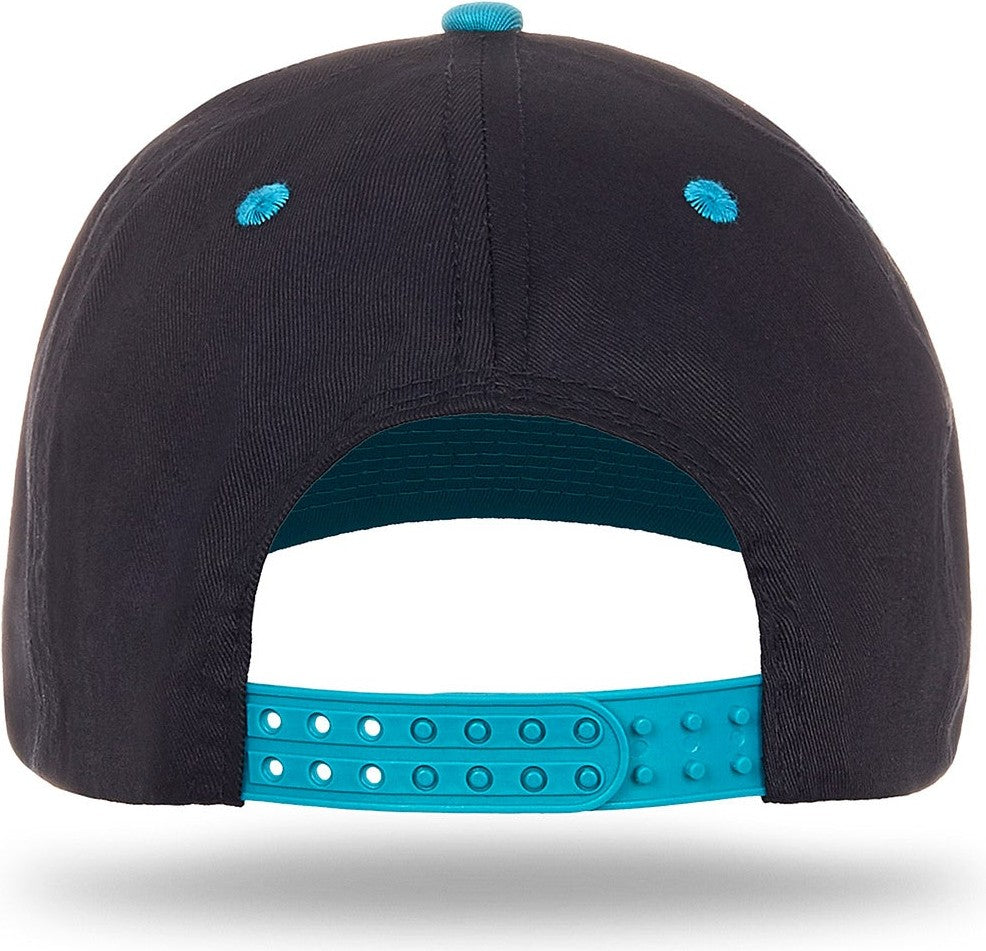 Cobra Cap Ptc-2 6 Panel Pro Twill 2tone - Black Teal