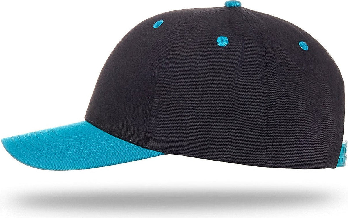 Cobra Cap Ptc-2 6 Panel Pro Twill 2tone - Black Teal