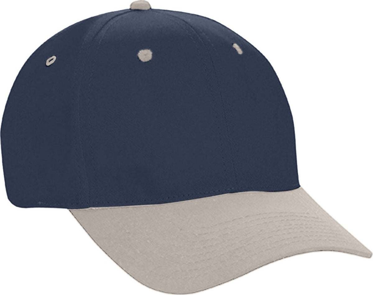 Cobra Cap Ptc-2 6 Panel Pro Twill 2tone - Navy Gray