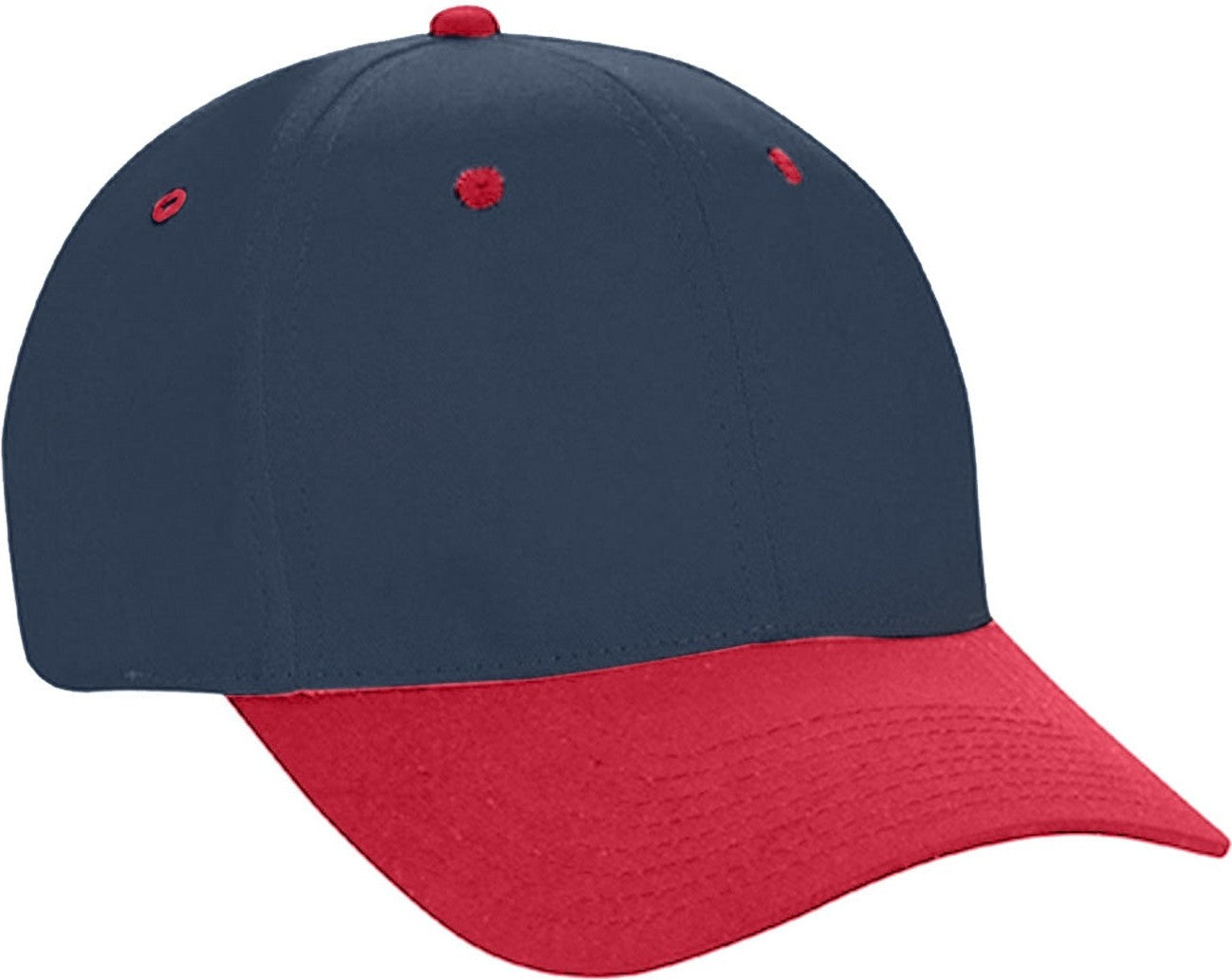 Cobra Cap Ptc-2 6 Panel Pro Twill 2tone - Navy Red