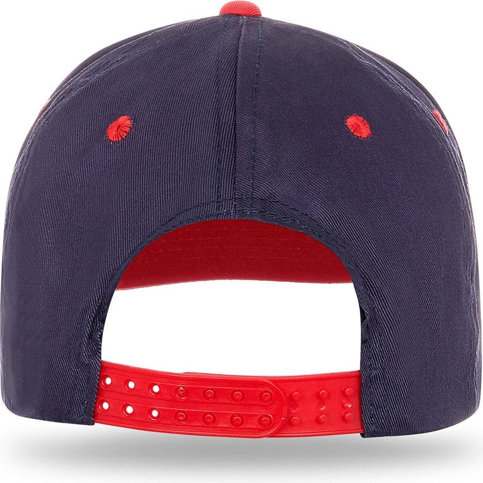 Cobra Cap Ptc-2 6 Panel Pro Twill 2tone - Navy Red