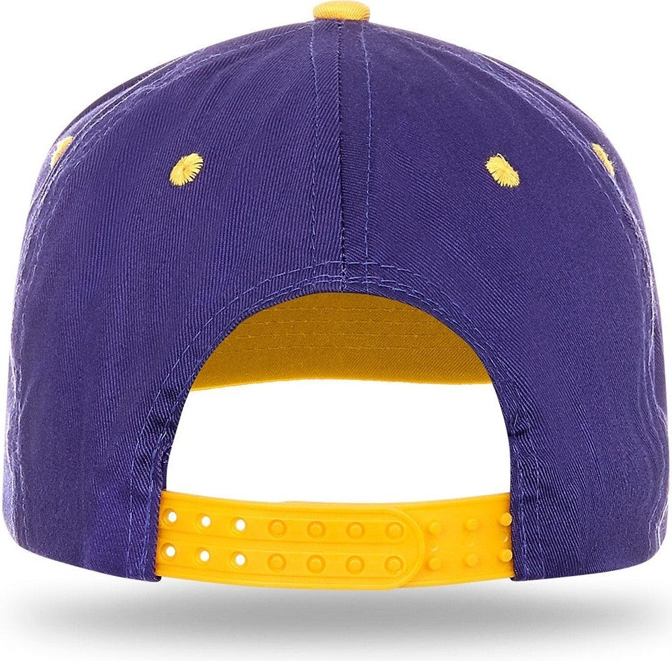 Cobra Cap Ptc-2 6 Panel Pro Twill 2tone - Purple Gold