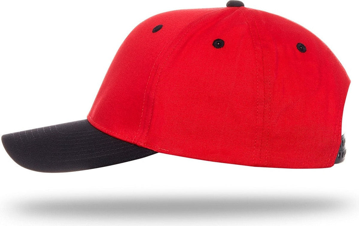 Cobra Cap Ptc-2 6 Panel Pro Twill 2tone - Red Black