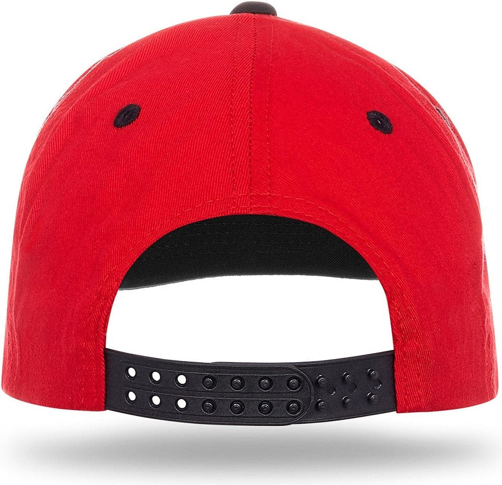 Cobra Cap Ptc-2 6 Panel Pro Twill 2tone - Red Black