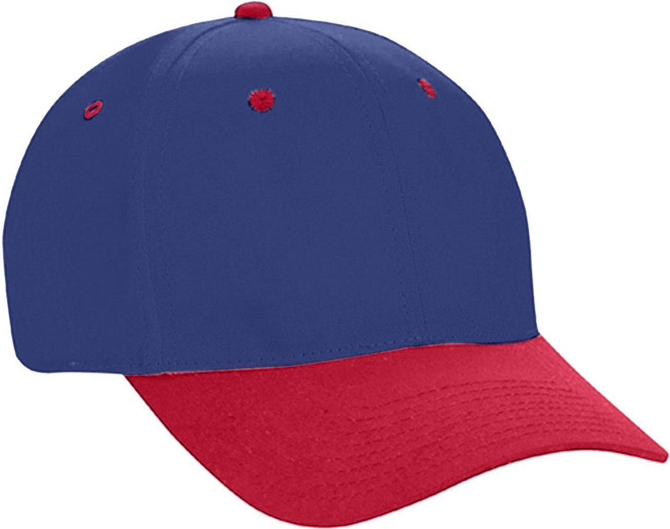 Cobra Cap Ptc-2 6 Panel Pro Twill 2tone - Royal Red