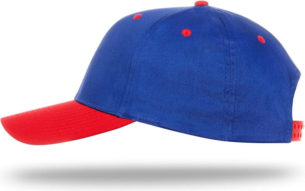 Cobra Cap Ptc-2 6 Panel Pro Twill 2tone - Royal Red