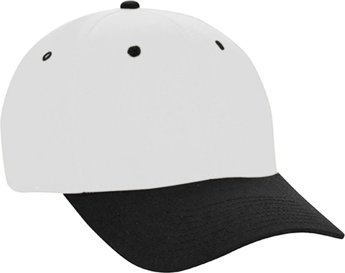 Cobra Cap Ptc-2 6 Panel Pro Twill 2tone - White Black