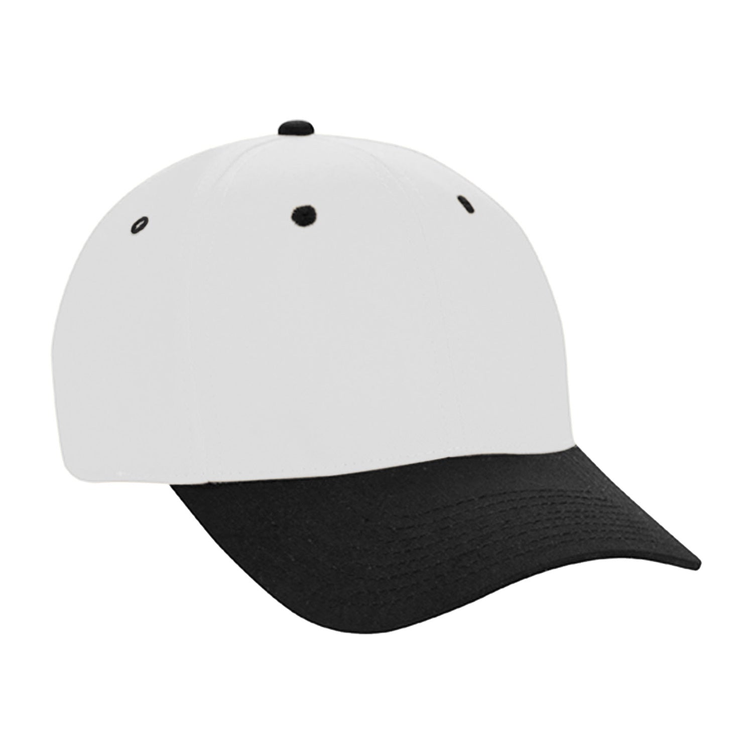 Cobra Cap Ptc-2 6 Panel Pro Twill 2tone - White Black