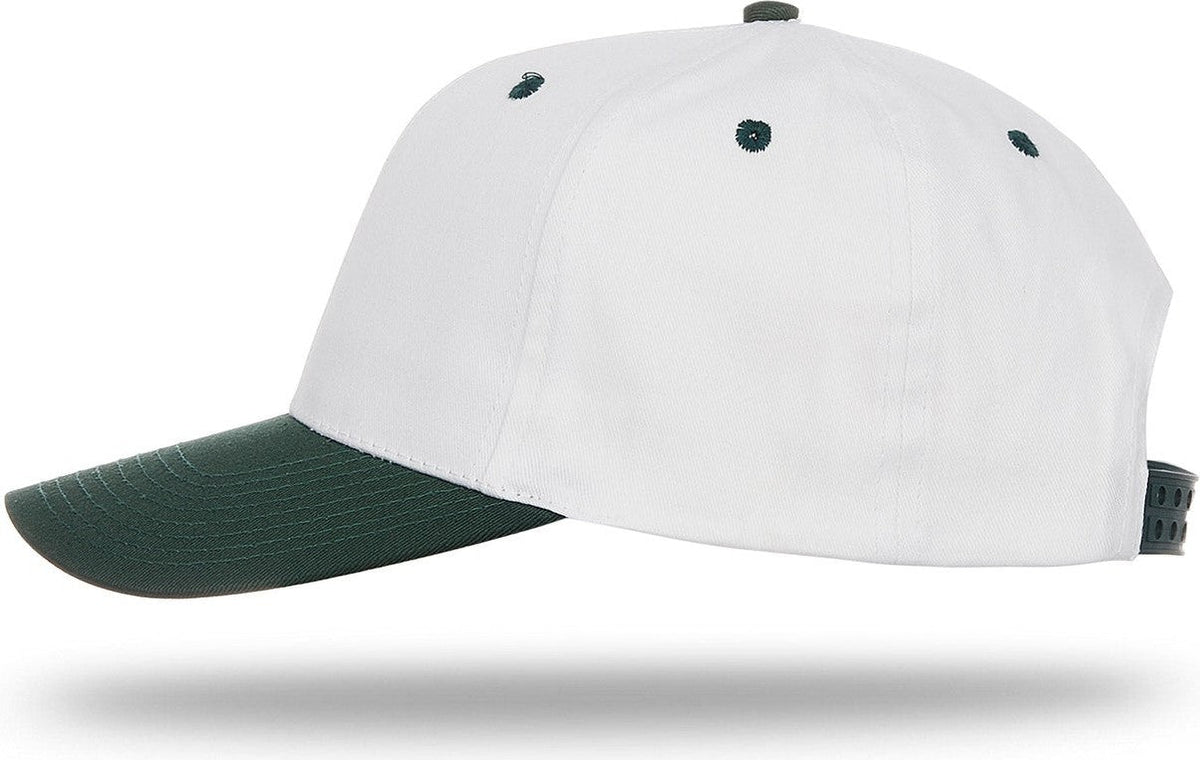 Cobra Cap Ptc-2 6 Panel Pro Twill 2tone - White Dark Green