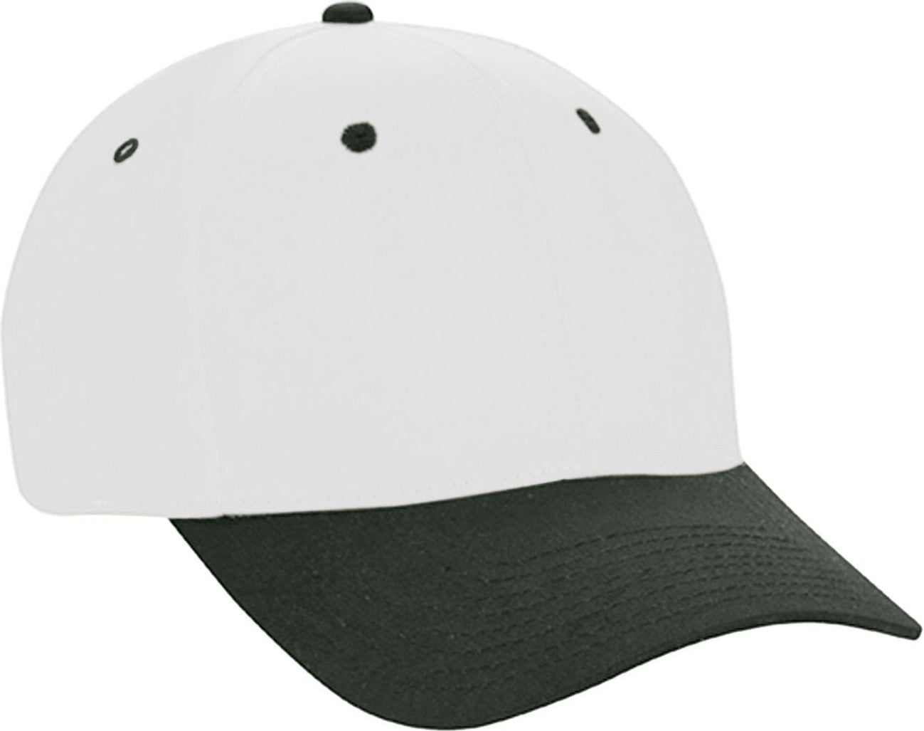 Cobra Cap Ptc-2 6 Panel Pro Twill 2tone - White Dark Green