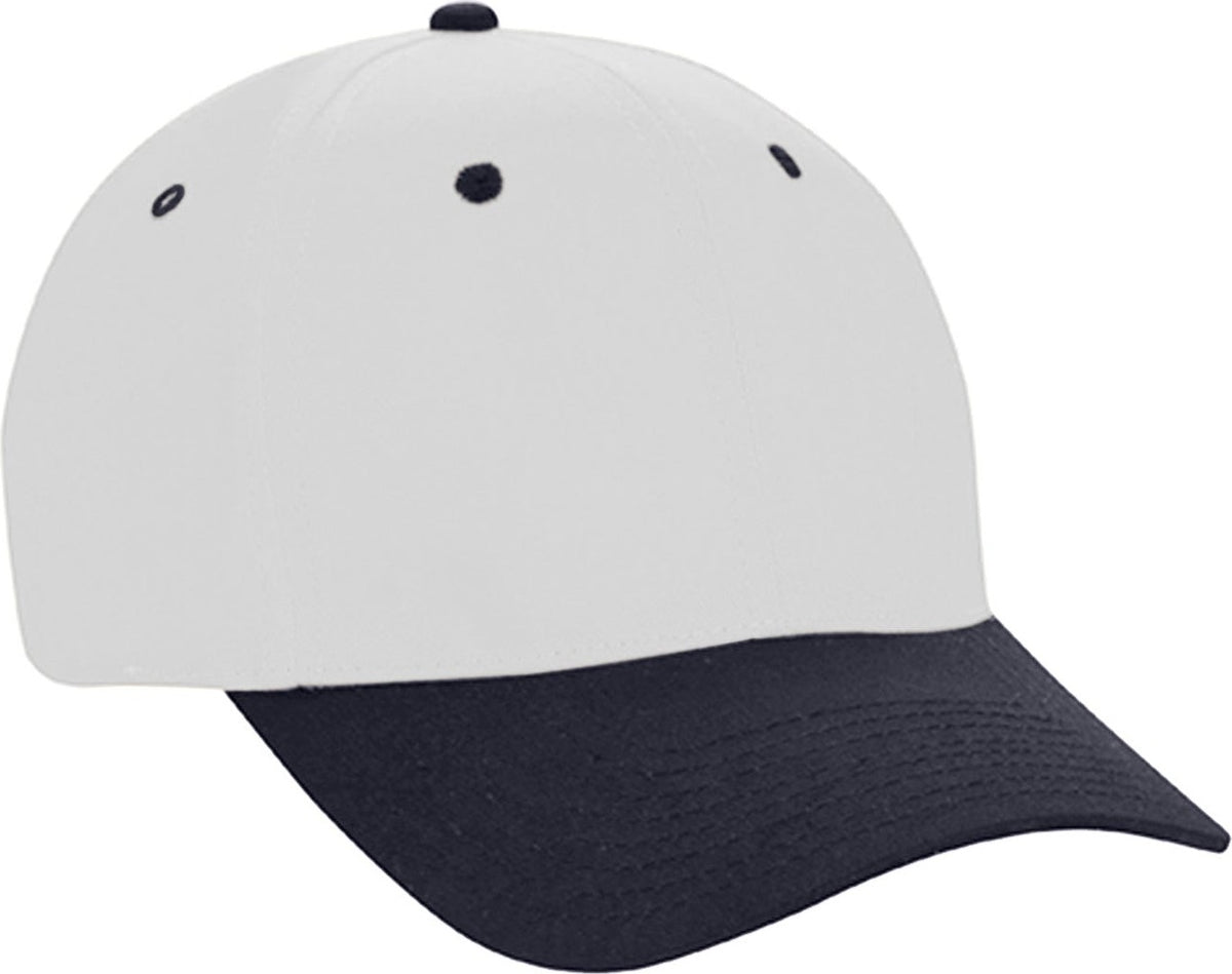 Cobra Cap Ptc-2 6 Panel Pro Twill 2tone - White Navy