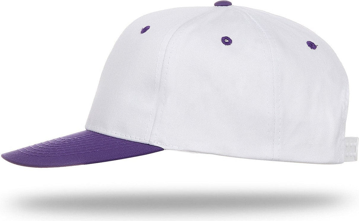 Cobra Cap Ptc-2 6 Panel Pro Twill 2tone - White Purple
